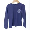 remera basic azul logo