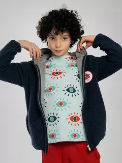 remera ojos celeste - comprar online