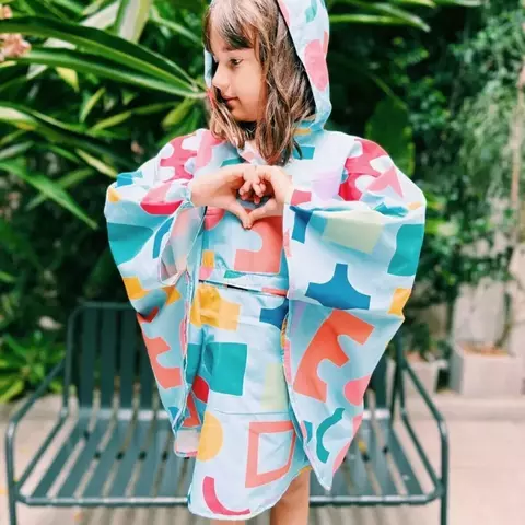 capa de lluvia abstrac - comprar online