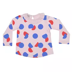 remera dots con volado