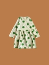 vestido lunares verde