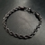 Pulsera ROPE Gruesa Negra - comprar online