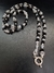 Collar de Cristales con dije de acero niquelado