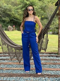 CONJUNTO BABADINHOS LINHO AZUL