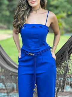 CONJUNTO BABADINHOS LINHO AZUL na internet