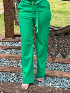 CONJUNTO BABADINHOS LINHO VERDE - Domênyca