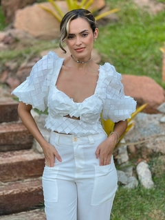 TOP CROPPED AMARRAÇÃO COSTAS