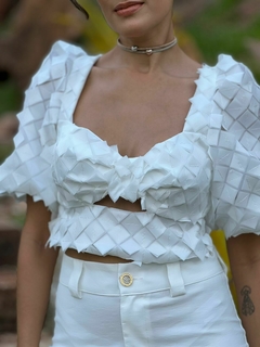 TOP CROPPED AMARRAÇÃO COSTAS - comprar online