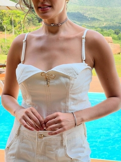 CONJUNTO TOP E SAIA LONGUETE na internet