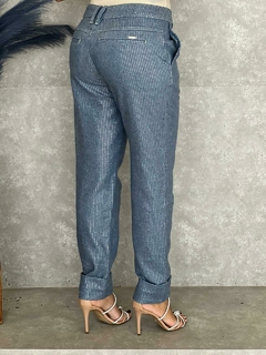 CALÇA ALFAIATARIA RISCA FOIL - Domênyca
