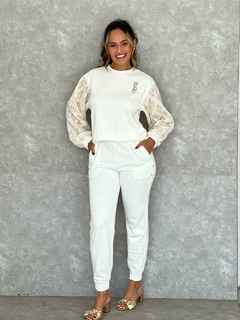 CONJUNTO MOLETOM ELÁSTICO