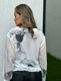 CAMISA FRANZIDO PLISSE - comprar online
