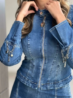 JAQUETA JUSTA JEANS na internet