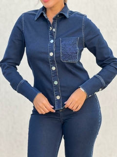 CAMISA DENIM BOLSO - comprar online