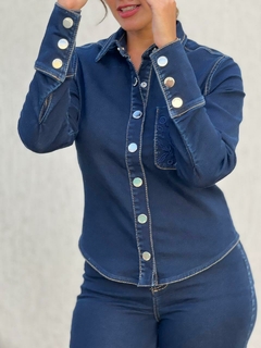 CAMISA DENIM BOLSO na internet