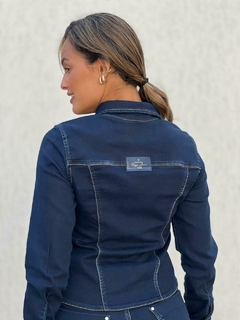 CAMISA DENIM BOLSO - Domênyca
