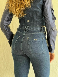 JAQUETA PERFECTO MIX COURO - Domênyca