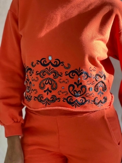 CONJUNTO MOLETOM BORDADO na internet
