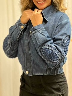 BOMBER BORDADO DENIM - comprar online