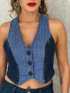 COLETE MIX JEANS + TWEED - comprar online