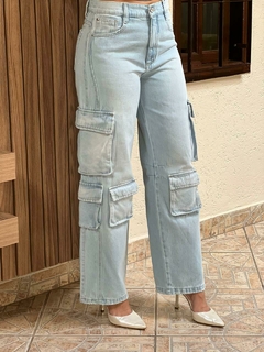 CALÇA BAGGY BOLSOS LATERAIS na internet