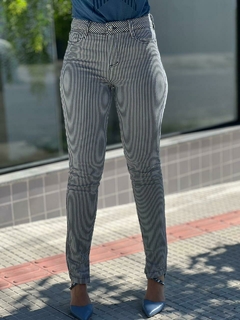 CONJUNTO DENIM STRIPES,COLETE E CALÇA - loja online