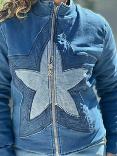 JAQUETA BOMBER DENIM STAR - comprar online