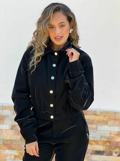 CONJUNTO PUFFER JACKET PRETO na internet