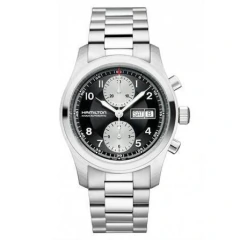 Hamilton Khaki Field Auto Chrono - 42mm - Negro