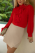 12259 - Camisa com jabots no decote - comprar online