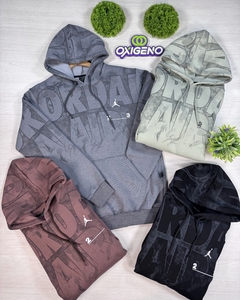 Canguro algodón c/ frisa JRDN de hombre (4908) - Oxígeno Indumentaria Deportiva - Tienda online MAYORISTA