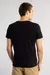 Camiseta Algodão Egípcio Gola Careca Preto na internet