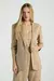 BLAZER OVERSIZED XADREX BEGE - My Place na internet
