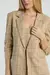BLAZER OVERSIZED XADREX BEGE - My Place - Empório Abreu