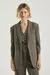 BLAZER LINHO OVERSIZE BORDADO VERDE ESCURO - My Place - comprar online