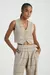 COLETINHO XADREZ TAUPE - My Place - comprar online