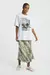 SAIA MIDI CETIM ESTAMPADA EST SNAKE - My Place - comprar online