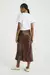 SAIA MIDI EM CETIM ESTAMPA LEOPARD - My Place - loja online
