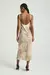 VESTIDO MIDI ESTAMPADO COM DECOTE V BICHO RISCADO - My Place - Empório Abreu