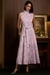 VESTIDO SPIRIT MAXI MIDI LISTRADO LILAS - Lalibela - comprar online