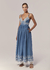 VESTIDO LONGO COM ALÇAS DENIM CHAMBRAY KASHAN - La Gea
