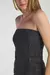 BLUSA TOMARA QUE CAIA XADREZ COM LUREX - PRETO/PRATA - loja online
