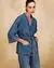 KIMONO ISA JEANS AZUL MEDIO - Les Cloches - comprar online