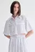 CAMISA M/C LISTRA FINA MARINHO - Hood Mood - comprar online