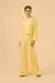 BLUSA DECOTE COSTAS EM TRICOT AMARELO - Viviane Furrier - comprar online