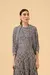 Casulo Ponto Geométrico Mescla Com Transparencia Tricot Mescla Off White + Preto - Viviane Furrier - comprar online