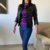 Campera engomada con botón - comprar online