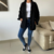 Campera Oversize Black