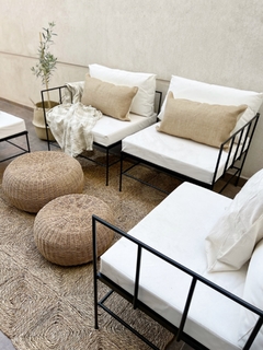Living de exterior: sillones y mesa ratona - Algodón Concept Store