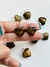 Dije corazón mini ojo de tigre